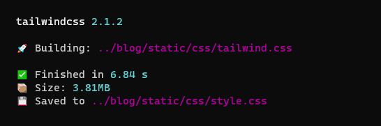 How To Install And Use Tailwind CSS With Django 3.2 (2021)